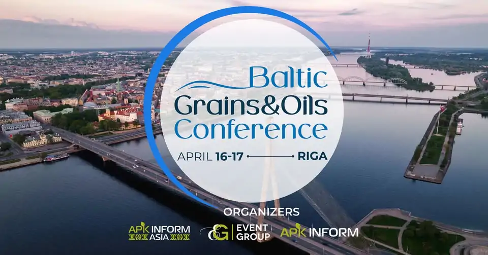 АПК-Інформ запрошує до Риги на Baltic Grains & Oils Conference