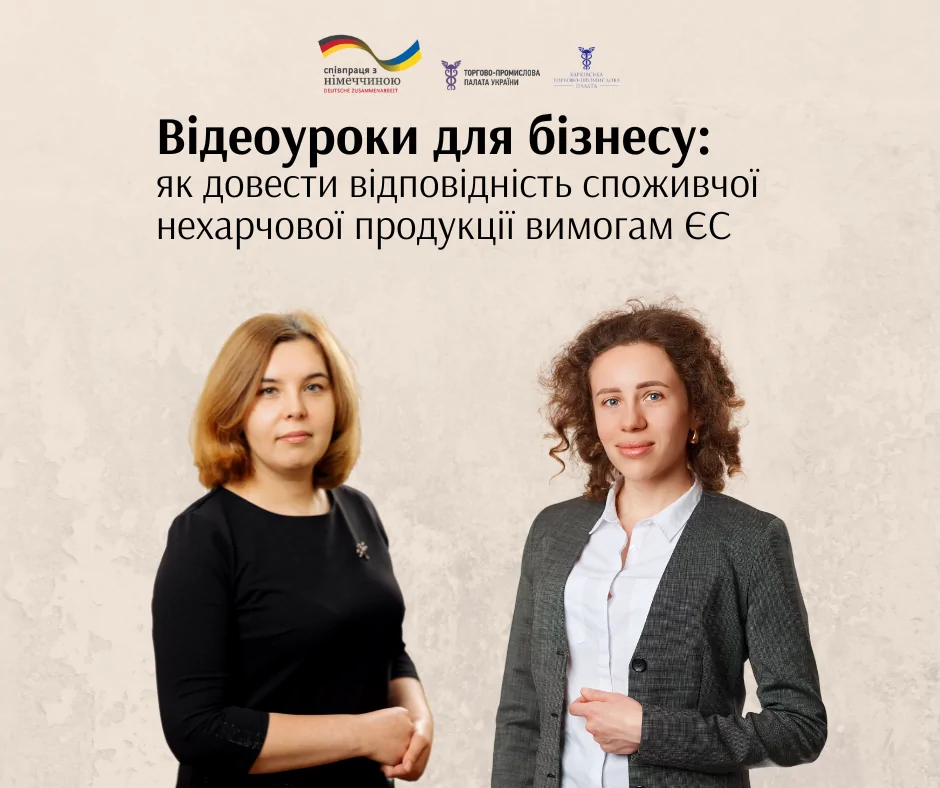 Відеоуроки для бізнесу: як довести відповідність споживчої нехарчової продукції вимогам ЄС