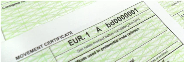 Затвержено новий Порядок заповнення та видачі митницею сертифіката EUR.1