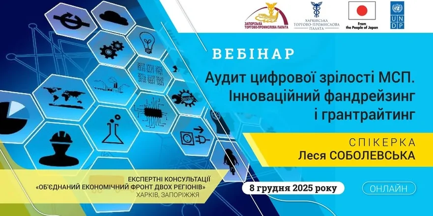 «Аудит цифрової зрілості МСП. Інноваційний фандрейзинг і грантрайтинг»