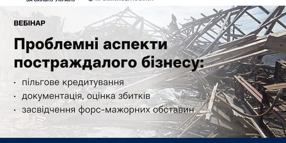 «Проблемні аспекти постраждалого бізнесу»